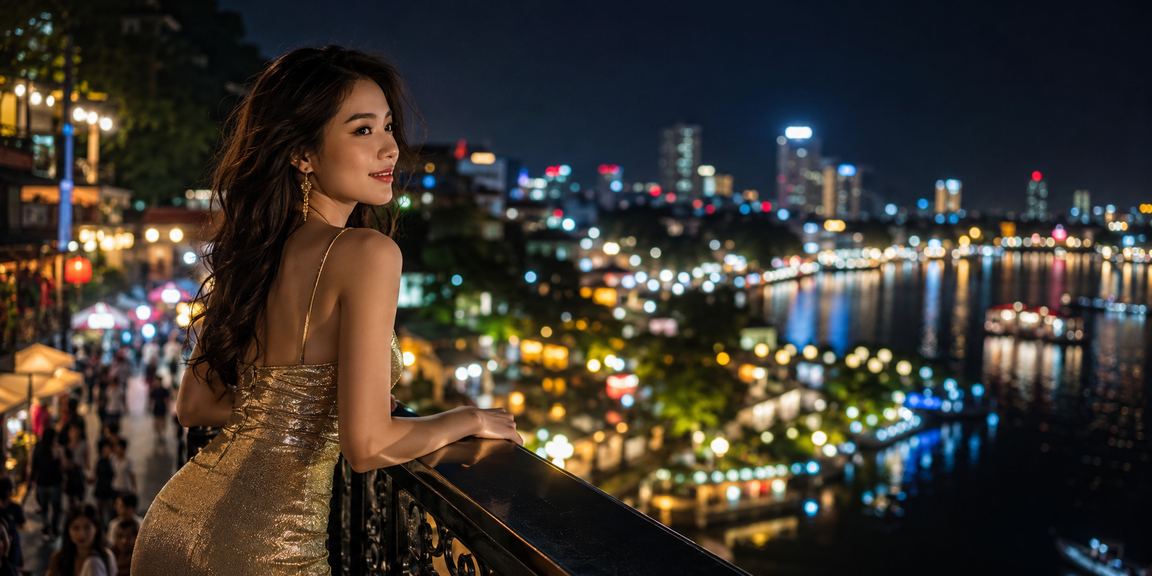 Người dùng Hà Nội xem kết quả cược và kiểm tra giao dịch tại chợ đêm sôi động